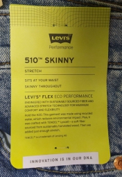 Мужские джинсы Levi's 510 1159815134 (Синий 36W 34L)