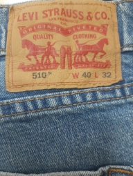 Чоловічі джинси Skinny Levi's 510 1159822589 (Синій 42W 32L)