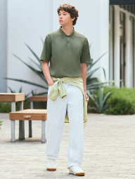 Чоловічі джинси широкі UNIQLO 1159834956 (Блакитний 34)