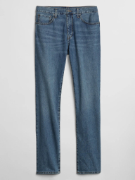 Мужские прямые джинсы GAP 1159835221 (Синий 31W 30L)
