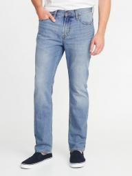 Голубые мужские джинсы Old Navy прямые (размер 31W 32L) art409450