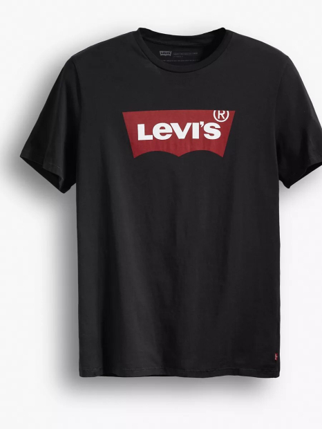 Футболка мужская Levi's с коротким рукавом 1159784253 (Черный, XXL)