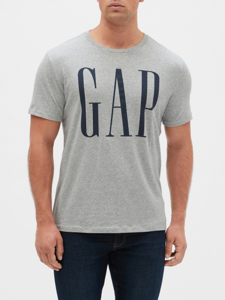 Футболка чоловіча GAP 1159767703 (Сірий, S)