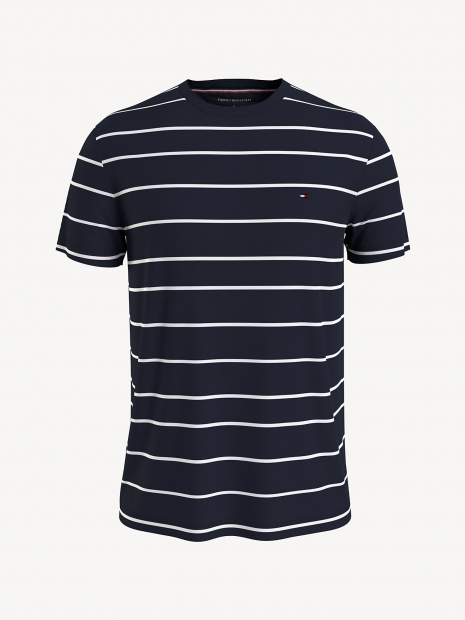 Футболка Tommy Hilfiger в полоску 1159766891 (Синий/Белый, XL)