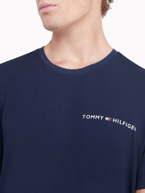 Чоловіча еластична футболка Tommy Hilfiger з логотипом оригінал