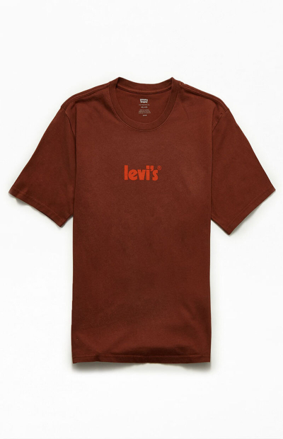 Футболка мужская Levi's с логотипом 1159774836 (Коричневый, L)