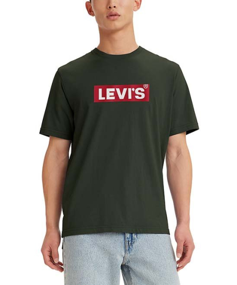 Футболка мужская Levi's с коротким рукавом 1159775190 (Зеленый, L)