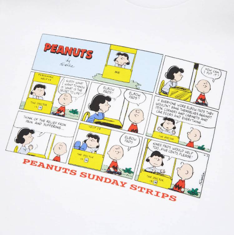 Футболка UNIQLO з принтом Peanuts Sunday Specials оригінал