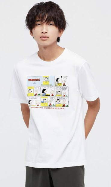 Футболка UNIQLO з принтом Peanuts Sunday Specials оригінал