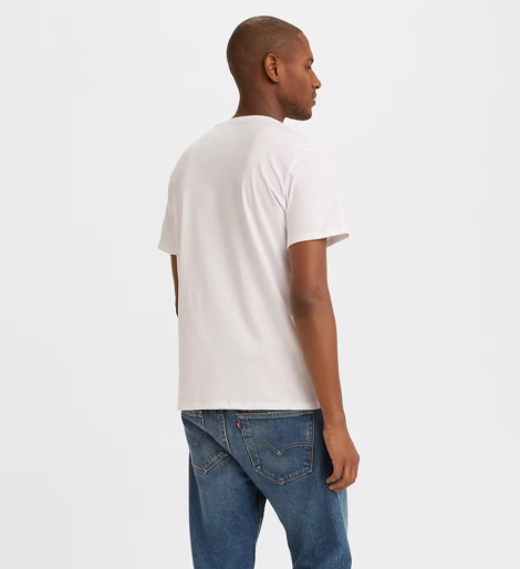 Футболка мужская Levi's с логотипом 1159778336 (Белый, XL)