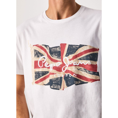 Чоловіча футболка Pepe Jeans London з принтом і логотипом оригінал