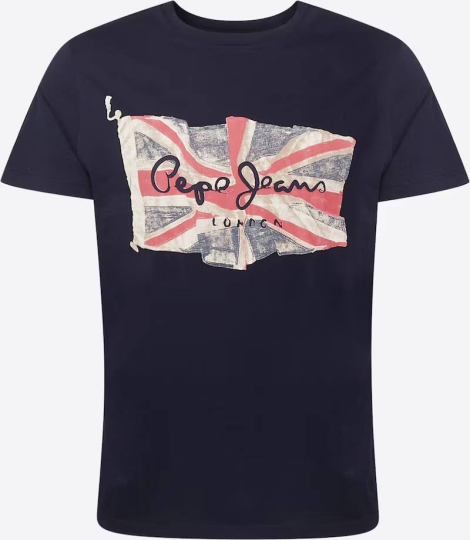 Чоловіча футболка Pepe Jeans London з принтом і логотипом оригінал