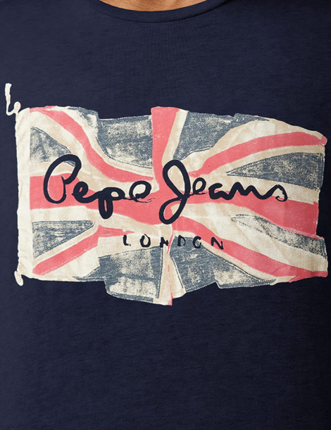 Чоловіча футболка Pepe Jeans London з принтом і логотипом оригінал