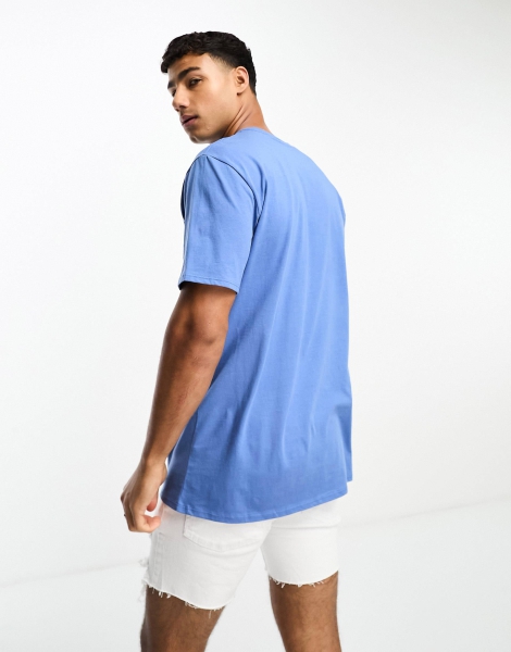 Мужская футболка Karl Lagerfeld Paris с принтом 1159794250 (Синий, L)