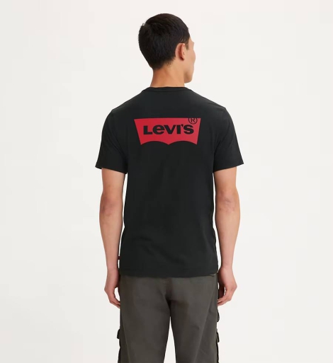 Футболка мужская Levi's с логотипом 1159788750 (Черный, L)