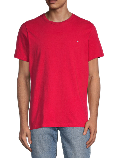 Еластична чоловіча футболка Tommy Hilfiger з круглим вирізом і логотипом
