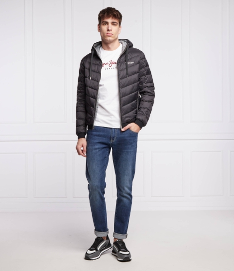 Мужская футболка Pepe Jeans London с логотипом 1159786125 (Белый, M)