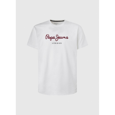 Мужская футболка Pepe Jeans London с логотипом 1159786125 (Белый, M)