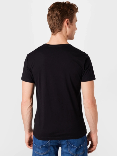 Мужская футболка Pepe Jeans London с логотипом 1159793731 (Черный, XL)