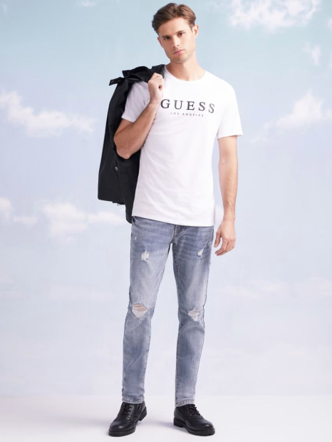 Чоловіча футболка Guess з логотипом оригінал