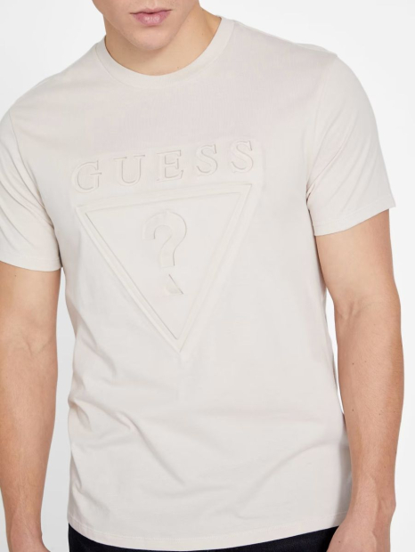 Чоловіча футболка Guess з тисненим логотипом оригінал