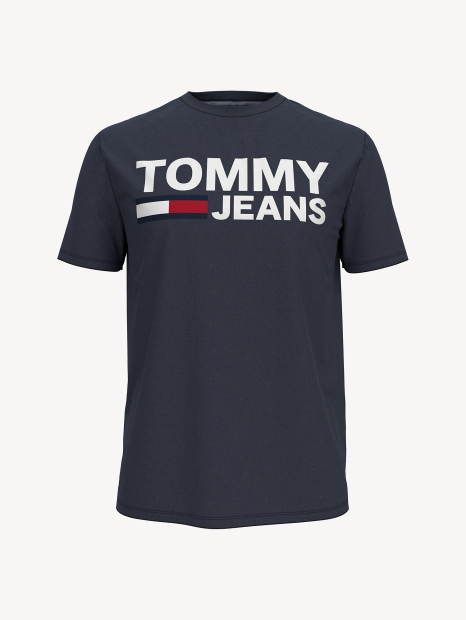 Мужская футболка Tommy Hilfiger с логотипом 1159788523 (Синий, XS)