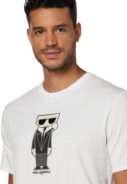 Чоловіча футболка Karl Lagerfeld Paris з принтом оригінал XL