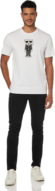 Чоловіча футболка Karl Lagerfeld Paris з принтом оригінал XL