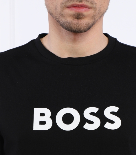 Футболка чоловіча BOSS by Hugo Boss з логотипом оригінал