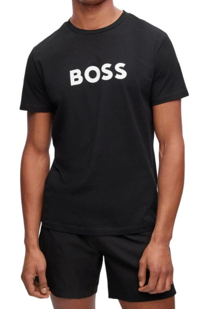 Футболка мужская BOSS by Hugo Boss с логотипом 1159793783 (Черный, XL)