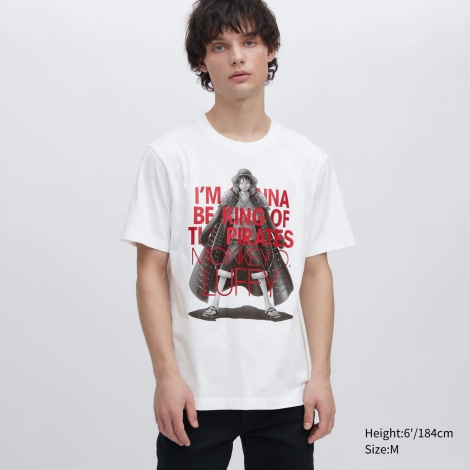 Футболка UT Archive One Piece UNIQLO с рисунком 1159790925 (Белый, M)