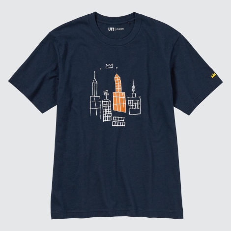 Футболка UT Archive UNIQLO с рисунком Jean-Michel Basquiat 1159791022 (Синий, XXL)