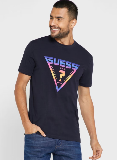 Чоловіча футболка Guess з логотипом оригінал