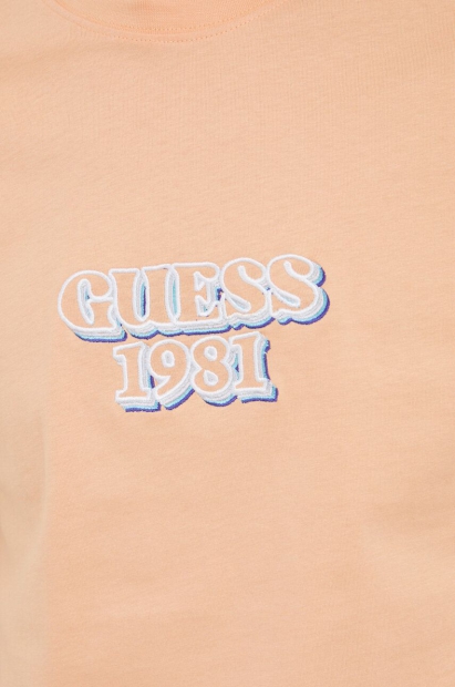 Мужская футболка Guess с логотипом 1159791701 (Оранжевый, XXL)