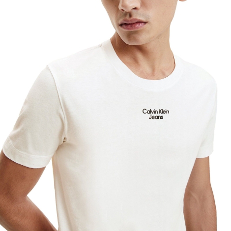 Мужская футболка Calvin Klein с логотипом 1159792382 (Бежевый, XXL)