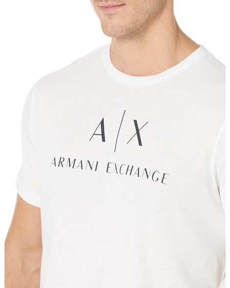 Футболка Armani Exchange с логотипом 1159795846 (Белый, L)