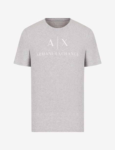 Футболка Armani Exchange с логотипом 1159795843 (Серый, XL)