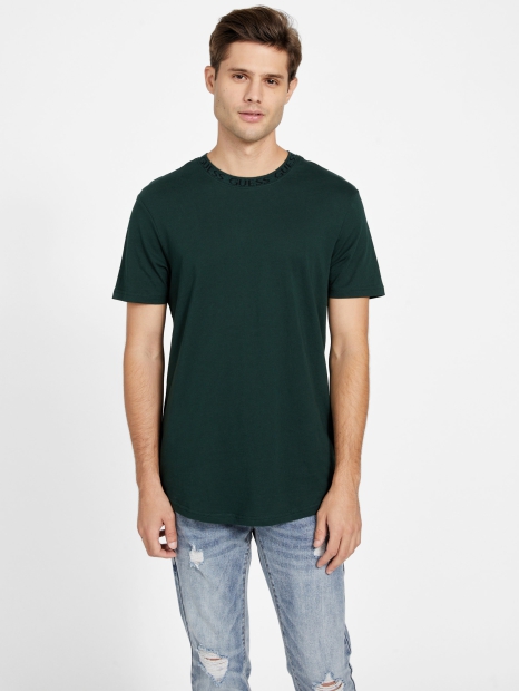 Мужская футболка Guess 1159796815 (Зеленый, M)
