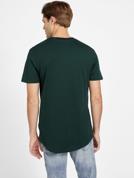 Мужская футболка Guess 1159796815 (Зеленый, M)