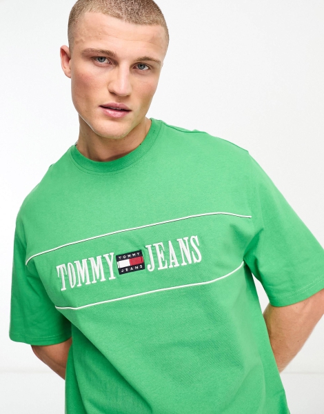 Футболка Tommy Hilfiger с логотипом 1159797173 (Зеленый, XXL)