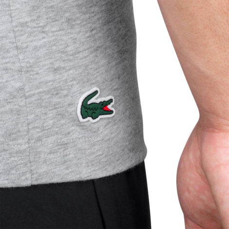 Мужская футболка Lacoste с логотипом 1159801390 (Серый, 3XL)