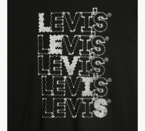 Стильная футболка мужская Levi's 1159807448 (Черный, M)