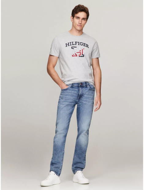 Мужская футболка Tommy Hilfiger с логотипом 1159809946 (Серый, 3XL)