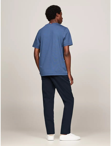 Мужская футболка Tommy Hilfiger с вышивкой 1159809945 (Синий, XL)