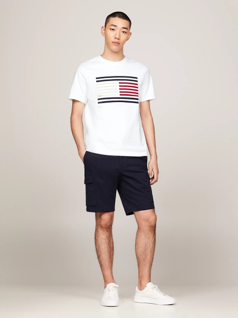 Футболка чоловіча Tommy Hilfiger з вишивкою 1159808429 (Білий, XL)