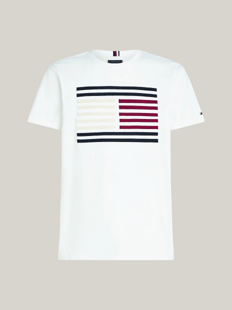 Футболка чоловіча Tommy Hilfiger з вишивкою 1159808429 (Білий, XL)