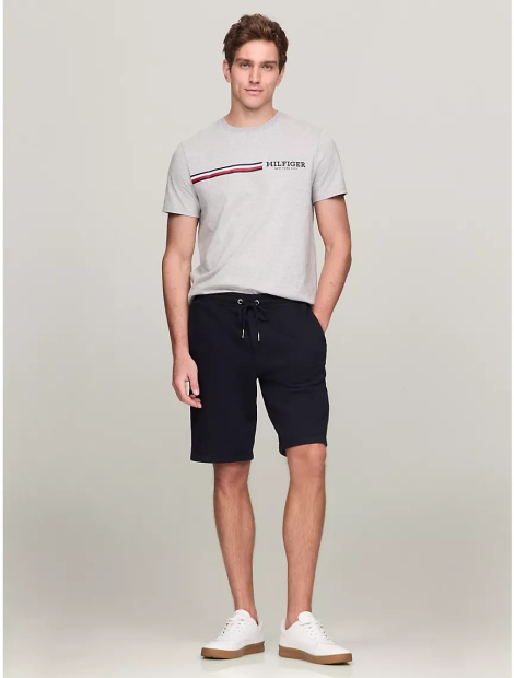 Мужская футболка Tommy Hilfiger с логотипом 1159808430 (Серый, 3XL)