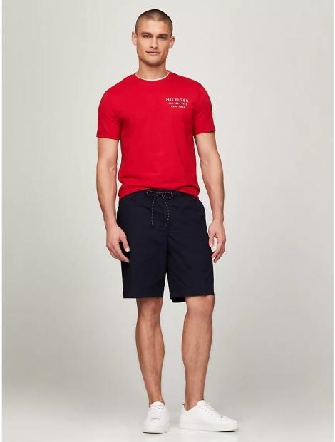 Чоловічі футболки Tommy Hilfiger з логотипом 1159808434 (червоний, M)