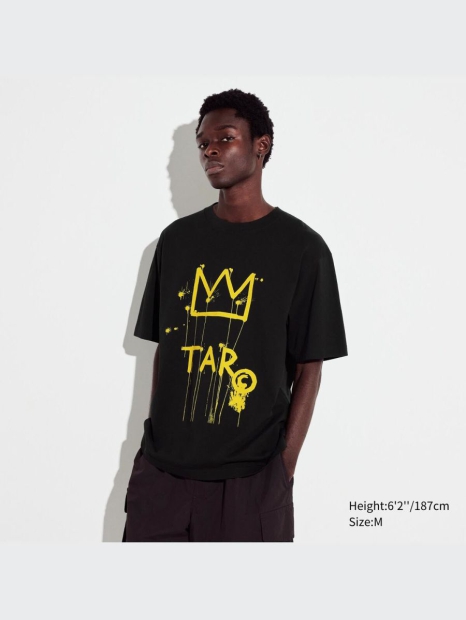 Футболка UT Archive UNIQLO Jean-Michel Basquiat King Pleasure 1159811616 (Черный, M)