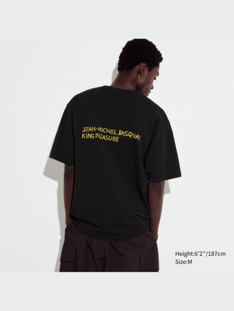 Футболка UT Archive UNIQLO Jean-Michel Basquiat King Pleasure 1159811616 (Черный, M)